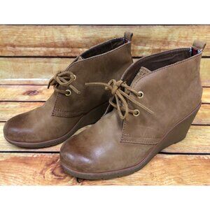 Sperry Top-Sider Harlow Wedge Ankle Boots Booties Shoes Womens 7.5 M (F6n)